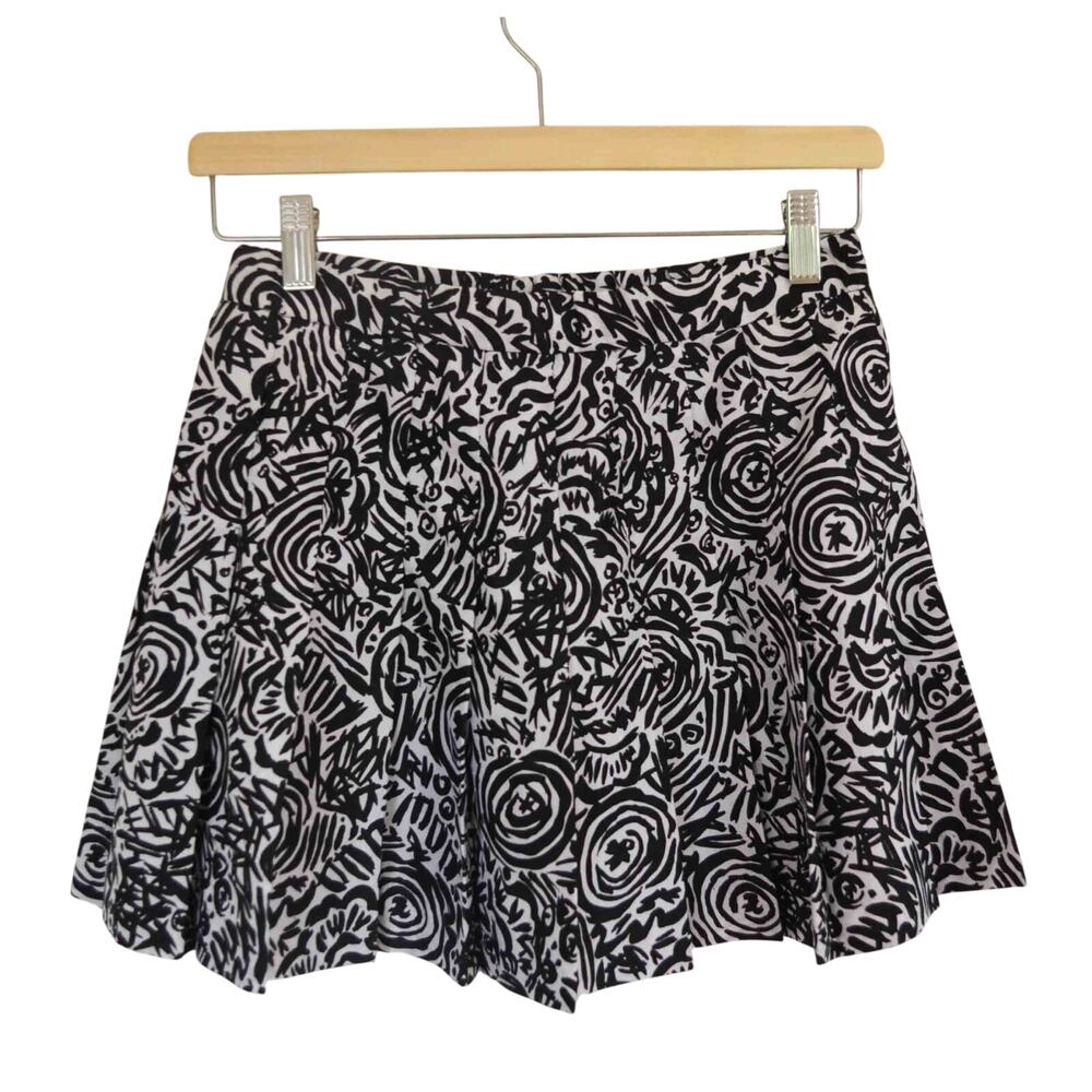 80s Vintage Athletic Mini Skirt Size Small